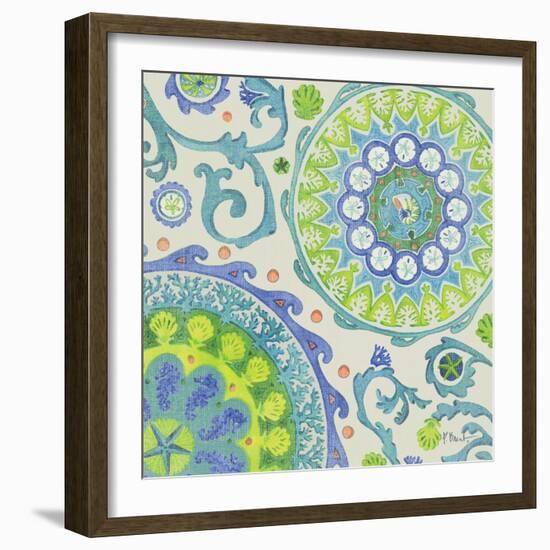 Coastal Suzani II-Paul Brent-Framed Art Print