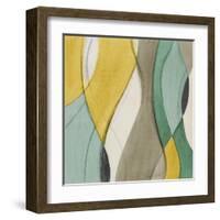 Coastal Teal Coalescence II-Lanie Loreth-Framed Art Print