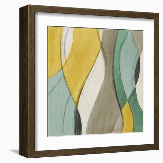 Coastal Teal Coalescence II-Lanie Loreth-Framed Art Print