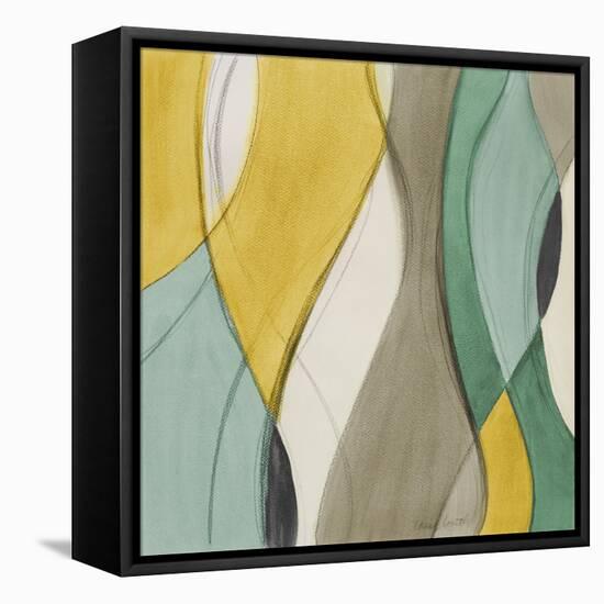 Coastal Teal Coalescence II-Lanie Loreth-Framed Stretched Canvas