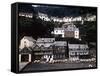 Coastal Town of Clovelly on Coast of North Devon West of Bideford-null-Framed Stretched Canvas