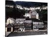 Coastal Town of Clovelly on Coast of North Devon West of Bideford-null-Stretched Canvas