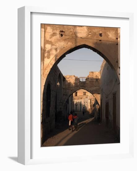 Coastal Town of Massawa on the Red Sea, Eritrea, Africa-Mcconnell Andrew-Framed Photographic Print