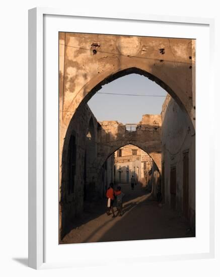 Coastal Town of Massawa on the Red Sea, Eritrea, Africa-Mcconnell Andrew-Framed Photographic Print