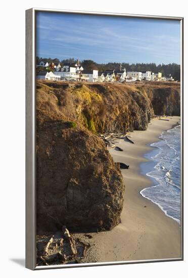 Coastal Town of Mendocino, California, United States of America, North America-Miles-Framed Photographic Print