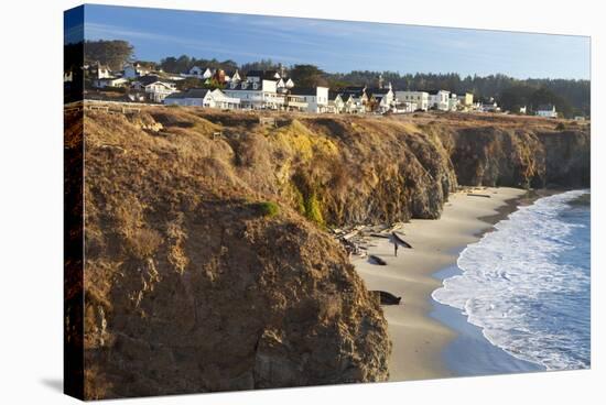 Coastal Town of Mendocino, California, United States of America, North America-Miles-Stretched Canvas