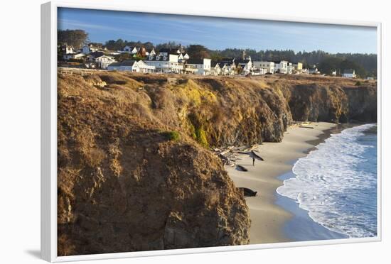 Coastal Town of Mendocino, California, United States of America, North America-Miles-Framed Photographic Print