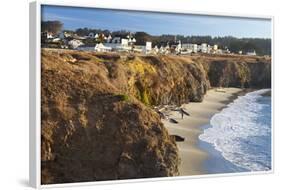 Coastal Town of Mendocino, California, United States of America, North America-Miles-Framed Photographic Print