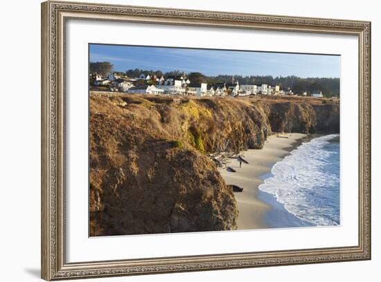 Coastal Town of Mendocino, California, United States of America, North America-Miles-Framed Photographic Print