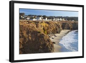 Coastal Town of Mendocino, California, United States of America, North America-Miles-Framed Photographic Print