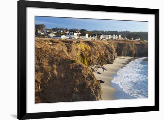 Coastal Town of Mendocino, California, United States of America, North America-Miles-Framed Photographic Print