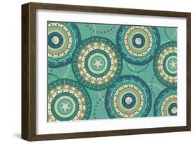 Coastal Treasure XV-Veronique Charron-Framed Art Print