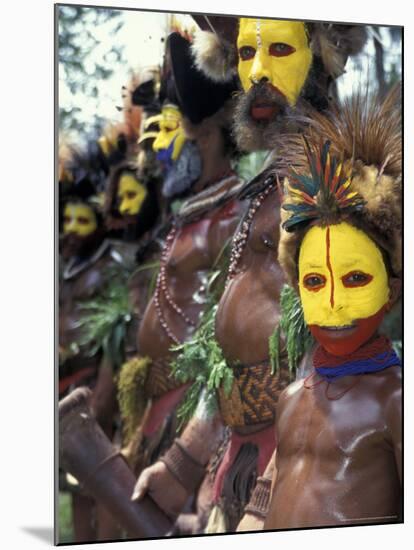 Coastal Tribe Natives, Oro, Papua New Guinea-Michele Westmorland-Mounted Photographic Print