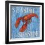 Coastal USA Lobster-Paul Brent-Framed Art Print