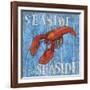 Coastal USA Lobster-Paul Brent-Framed Art Print