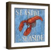 Coastal USA Lobster-Paul Brent-Framed Art Print