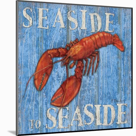Coastal USA Lobster-Paul Brent-Mounted Art Print