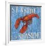 Coastal USA Lobster-Paul Brent-Framed Art Print