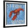 Coastal USA Lobster-Paul Brent-Framed Art Print