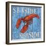 Coastal USA Lobster-Paul Brent-Framed Art Print