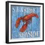 Coastal USA Lobster-Paul Brent-Framed Art Print