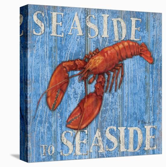 Coastal USA Lobster-Paul Brent-Stretched Canvas