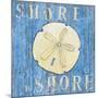 Coastal USA Sand Dollar-Paul Brent-Mounted Art Print