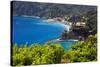 Coastal View at Monterosso, Cinque Terre, Italy-George Oze-Stretched Canvas