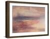 Coastal View at Sunset, 1835-J M W Turner-Framed Giclee Print