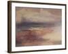 Coastal View at Sunset-JMW Turner-Framed Giclee Print