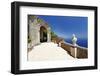 Coastal View from a Terrace, Ravello, Italy-George Oze-Framed Photographic Print