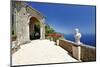 Coastal View from a Terrace, Ravello, Italy-George Oze-Mounted Photographic Print