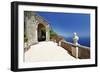 Coastal View from a Terrace, Ravello, Italy-George Oze-Framed Photographic Print