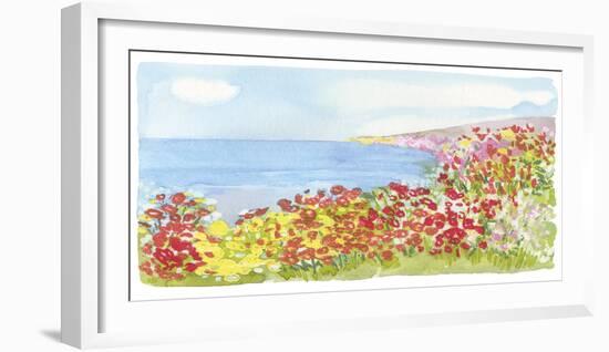 Coastal View II-Sandra Jacobs-Framed Giclee Print