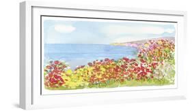 Coastal View II-Sandra Jacobs-Framed Giclee Print
