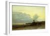 Coastal View, Newport, 1861-Albert Bierstadt-Framed Premium Giclee Print