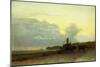 Coastal View, Newport, 1861-Albert Bierstadt-Mounted Giclee Print