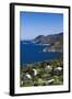 Coastal View of Pino, Le Cap Corse, Corsica, France-Walter Bibikow-Framed Photographic Print