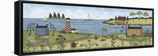 Coastal View-Robin Betterley-Framed Stretched Canvas