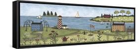 Coastal View-Robin Betterley-Framed Stretched Canvas