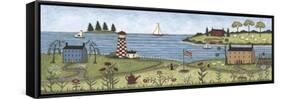 Coastal View-Robin Betterley-Framed Stretched Canvas