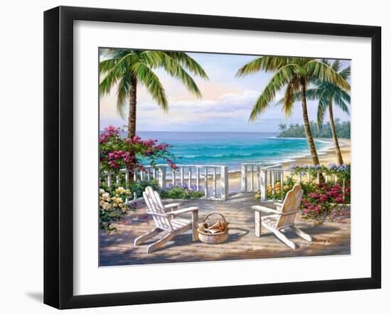 Coastal View-Sung Kim-Framed Art Print