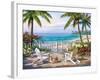 Coastal View-Sung Kim-Framed Art Print