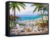 Coastal View-Sung Kim-Framed Stretched Canvas