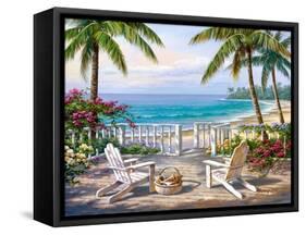 Coastal View-Sung Kim-Framed Stretched Canvas