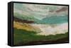 Coastal Viewpoint II-Hilary Winfield-Framed Stretched Canvas