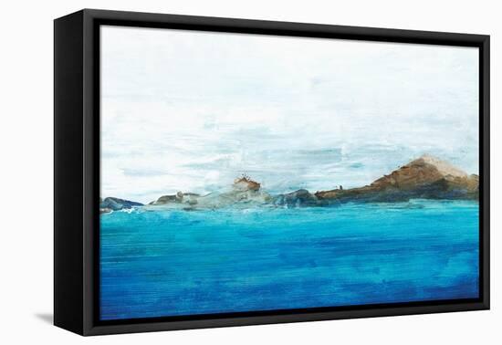 Coastal Views-Isabelle Z-Framed Stretched Canvas
