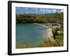 Coastal Village, Anse La Raye, St. Lucia, Windward Islands, West Indies, Caribbean, Central America-null-Framed Photographic Print