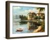 Coastal Village-Paline-Framed Art Print