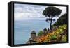 Coastal Vista from Villa Rufulo, Ravello, Italy-George Oze-Framed Stretched Canvas